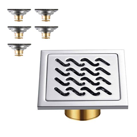 Ralo 10x10 Anti Inseto Kit 5 Uni Lavabo Anti Odor Higienico Resistente Cozinha Quintal Lavanderia Am