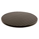 Ver imagem 1 de Tampo Roma Ripado em Alumínio para Mesas 1 Metro de Diâmetro Trama