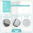 Ver imagem 7 de Conjunto Quarto Infantil Pérola com Guarda Roupa 3 Portas 4 Gavetas e Cômoda Rosê - Phoenix Baby