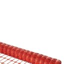 Ver imagem 5 de Tela Tapume Proteção Isolamento Áreas Risco 1,20x50m Laranja Kala