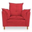 Ver imagem 3 de Poltrona Trono Cadeira do Papai Noel Natal com Puff