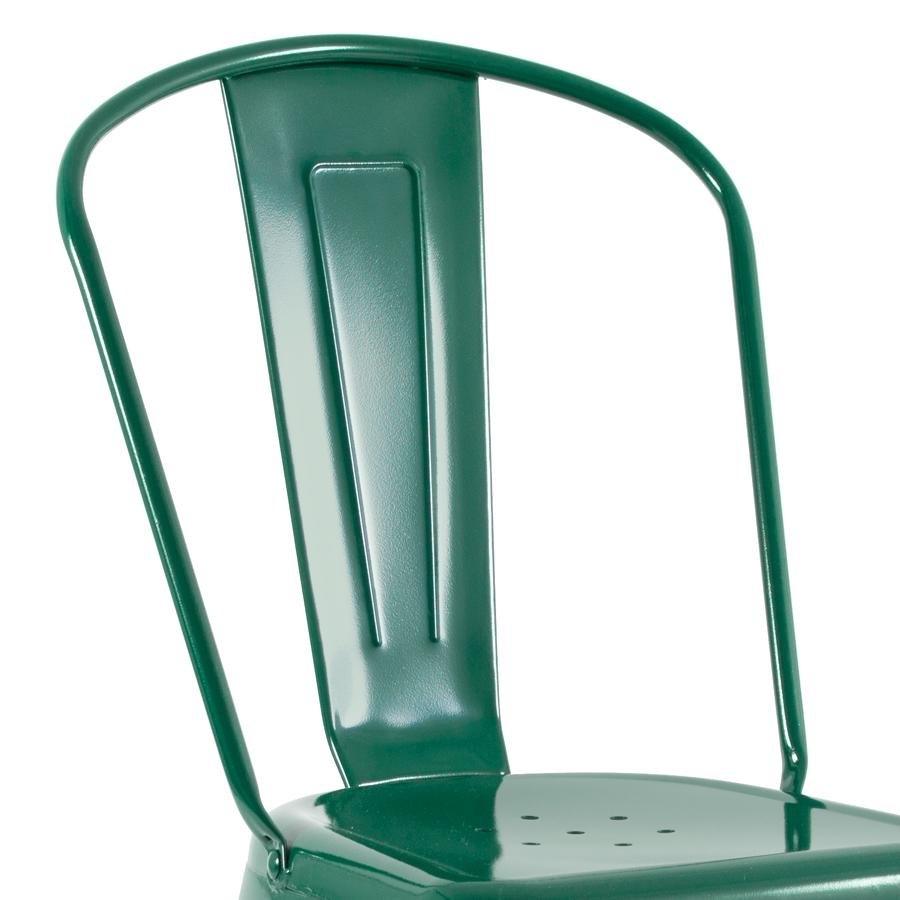 Kit 4 Cadeiras Iron Tolix - Verde Escuro - 5