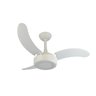 Ventilador de Teto Infinity Lux LED 6000K Branco 3 Pás MDF Branco 220V 2008 Lux Led 3 Pás - 1