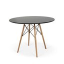 Ver imagem 3 de Conjunto Mesa Eames Preta 90cm e 4 Cadeiras Eames Pp Preta