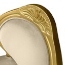 Ver imagem 5 de Cadeira Medalhao Madeira Maciça Design Ingles Luxo Poltrona Entalhada Renascentista Natural Inglesa