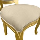 Ver imagem 4 de Cadeira Medalhao Madeira Maciça Design Ingles Luxo Poltrona Entalhada Renascentista Natural Inglesa