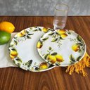 Ver imagem 4 de Kit 2 Pratos Raso 27,5cm e Sobremesa 21,5cm Limonata Cerâmic