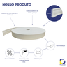 Moldura Rodameio Eva Autocolante Flexível Netuno 7cmx8mm 25 Metros - Branco - 3