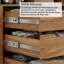 Ver imagem 6 de Guarda-Roupa 2 Portas com Pé e Espelho Interno de Correr 269cm 100% MDF Diamantina Espresso Móveis Bege/Cinamomo/Off White/Grafiatto