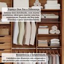 Ver mais imagens de Guarda-Roupa 2 Portas com Pé e Espelho Interno de Correr 269cm 100% MDF Diamantina Espresso Móveis Bege/Cinamomo/Off White/Grafiatto