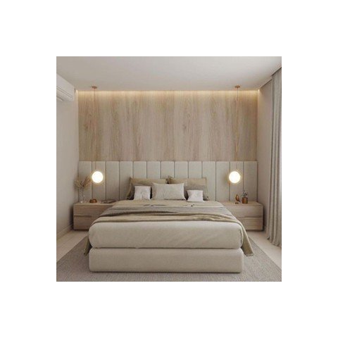 Cabeceiras de Cama Box Casal Modulada Estofada 1,40mx60cm