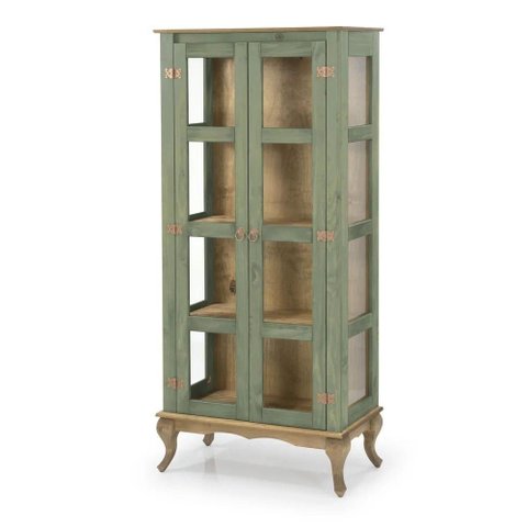 Cristaleira 2 Portas Cor:verde