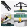Barraca Acampamento Camping Automatica Monta Sozinha Proteção UV Grande 2 Pessoas 3 Janelas - 2