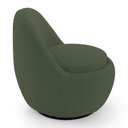 Ver imagem 4 de Poltrona Orgânica Living Memphis Base Giratória Bouclê Verde Musgo - Abmaza