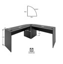 Ver imagem 7 de Mesa de Escritório em L 120x60cm com Conexão + Cadeira de Escritório Netflex Ergonômica Reclinável