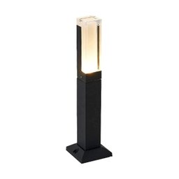 Poste Balizador de Jardim Preto 60cm Led 10W 3000K Bivolt IP66 EMBU LED - 1