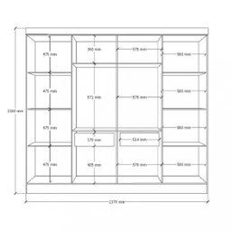 Guarda Roupa Casal 8 Portas 2 Gavetas Mônaco - Mopar - 4