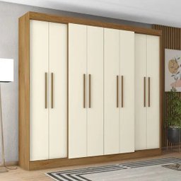 Guarda Roupa Casal 8 Portas 2 Gavetas Mônaco - Mopar - 1