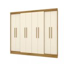 Ver imagem 2 de Guarda Roupa Casal 8 Portas 2 Gavetas Mônaco - Mopar