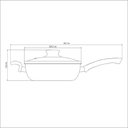 Ver imagem 4 de Fritadeira Multiuso Paris 24cm 2,8l Chumbo em Alumínio com Antiaderente Starflon Max