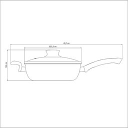 Fritadeira Multiuso Paris 24cm 2,8l Chumbo em Alumínio com Antiaderente Starflon Max - 4