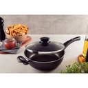 Ver imagem 2 de Fritadeira Multiuso Paris 24cm 2,8l Chumbo em Alumínio com Antiaderente Starflon Max