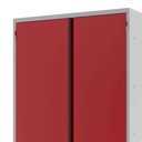 Ver imagem 3 de Armário Aço Escritório Fechadura 4 Prateleiras Vermelho