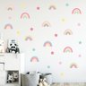 Adesivo De Parede Infantil Arco-íris Estrela Quarto Menina - 1