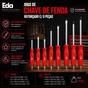 Ver mais imagens de Kit Chave Fenda e Philips 8 Pecas Cromo Vanadio Reforcada Ponta Imantada Magnetica Jogo Ferramentas