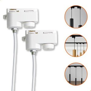 Adaptador para Pendente em Trilho Eletrificado 02 Unidades