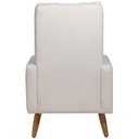 Ver imagem 7 de Poltrona de Amamentação Fixa Pés Manu Noah D02 Bouclê Off White B-114 - Lyam Decor