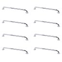 Ver imagem 1 de Barra de Apoio 80cm Inox Kit 8 Unidades Idoso Cadeirante Deficiente Acessibilidade Banheiro Box Corr