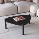 Ver imagem 1 de Mesa de Centro Orgânica 84,4cm Pé de Madeira 28011 Artesano