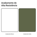 Ver imagem 2 de Rack para TV até 70 Polegadas 160cm 4 Gavetas Branco/Verde Vik Madesa 04