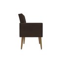 Ver imagem 4 de Kit 2 Poltronas Thais Clássico: Suede/marrom