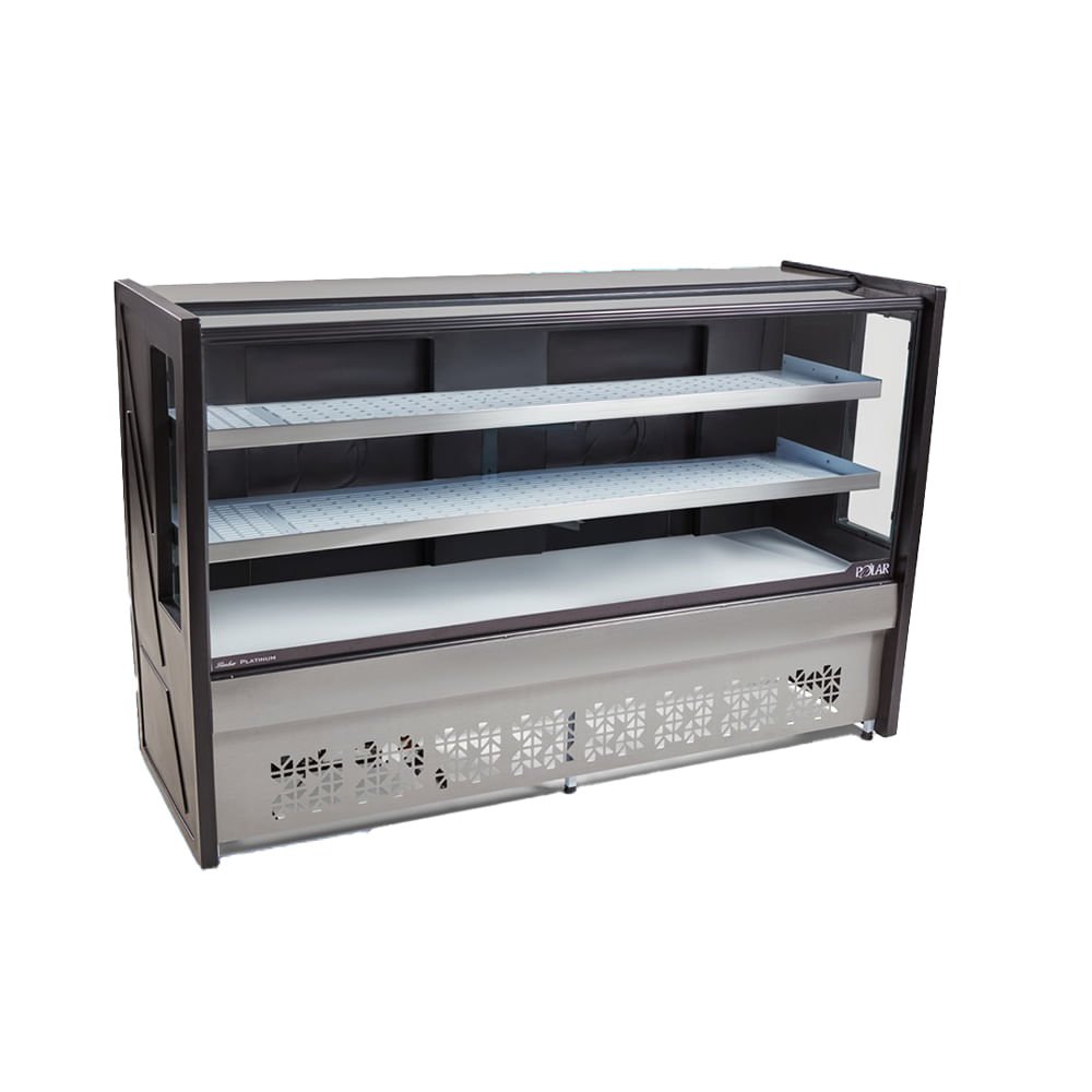 Balcão Refrigerado Preto PBR-200 2 placas Platinum Polar 220V