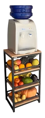 Ver imagem 2 de Estante Fruteira Multifuncional 3 Andares Design Industrial