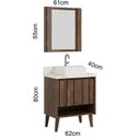 Ver imagem 2 de Conjunto de Banheiro Berton Aspem 0,62cm