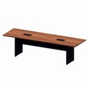 Ver imagem 5 de Mesa de Reunião 100% MDF 300cm Nogal com Preto F5 Office