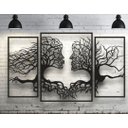 Ver imagem 5 de Quadro de Parede Árvore 3 Peças em Mdf