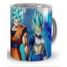Caneca Dragon Ball - Goku E Vegeta Super Saia Gyn Blue - M18 - 2