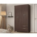 Ver imagem 1 de Guarda Roupa 4 Portas e 2 Gavetas Astro Cafe Touch - Demóbile