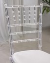 Ver imagem 5 de Conjunto Mesa Dallas Redonda 90 cm Branca + 4 Cadeiras Tiffany Cristal com Assento Branco