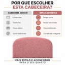 Ver imagem 7 de Cabeceira King 193cm Curva Estofada Bouclé Cama Box Fly:Rosa