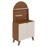 Buffet Cantinho do Café 2 Portas Viena Cedro e Off White 80cm - 3
