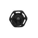 Ver imagem 3 de Kit 2 Acabamento Registro Industrial Rustico Pressão e Gaveta Preto Fosco