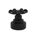 Ver imagem 6 de Kit 2 Acabamento Registro Industrial Rustico Pressão e Gaveta Preto Fosco