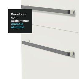 Paneleiro Madesa Emilly 2 Portas Branco Cor:Branco - 7