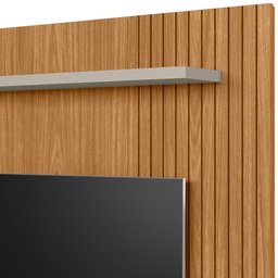 Painel para Tv 65 Pol com Bancada Suspensa 160cm Brooklin L05 Nature Off White - Lyam Decor - 7