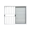 Ver imagem 2 de Veneziana 3 Folhas Aluminio Branco com Grade 1,20x1,20 Linha 18 Modular